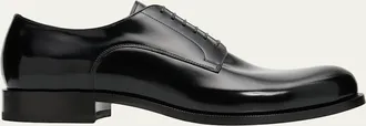 Christian Louboutin Mens Moustachou Leather Derbys