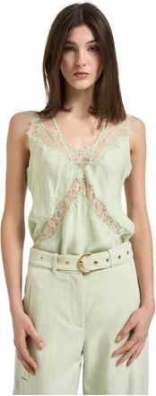 Pinko Pinko, Tops, Dames, Groen, M, Lydia Top