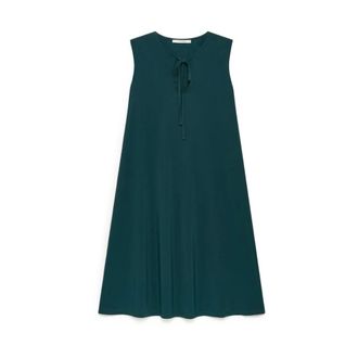 Maliparmi Short Dresses, female, Green, Size: 2XL Soft Jersey Dress
