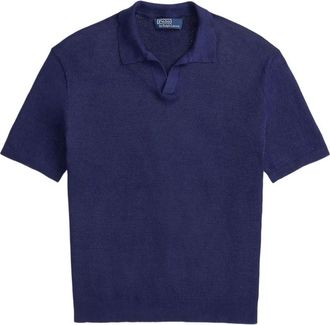 Polo Ralph Lauren T-shirt met korte mouwen en polokraag - Blauw