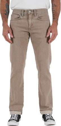 HIROSHI KATO The Hammer Straight Leg 10.5-Ounce Stretch Selvedge Jeans in Dusty Brown at Nordstrom, Size 29 X 34