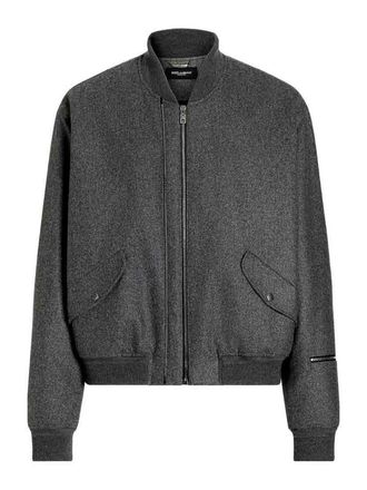 Dolce & Gabbana Blouson Melange Grigi jacket