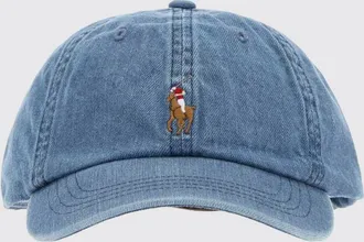 Polo Ralph Lauren Cappello da baseball in denim di cotone con logo
