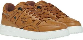 MCM Neo Terrain Lo Sneakers in Visetos in Cognac at Nordstrom, Size 38