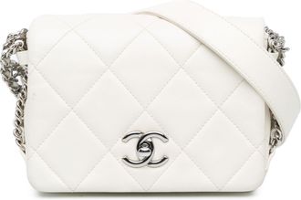 Chanel Pre-owned Womens 19 Belt Bag - White Leather - One Size