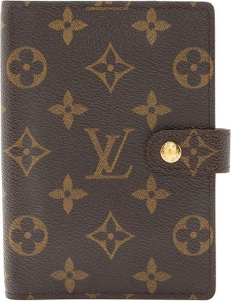 Louis Vuitton Brown Monogram Canvas Small Ring Agenda Cover (Authentic Pre- Loved)