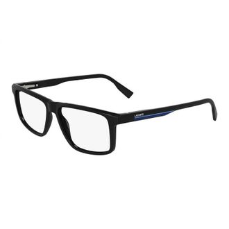 Lacoste Eyeglasses Rectangle Full Rim, Black Frame And Clear Demo Lenses Lens L2959N001