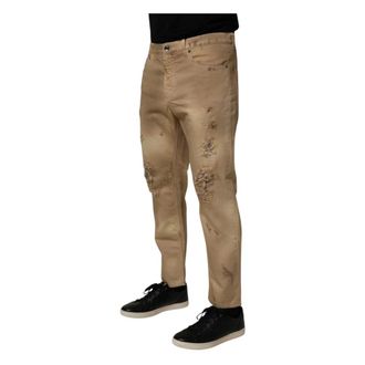 Dolce & Gabbana Uomo, Jeans, Beige, M, new