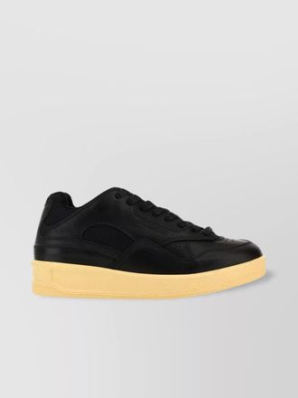 Jil Sander leather basket sneakers