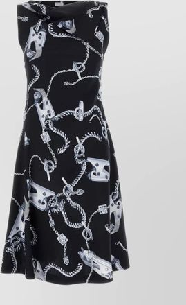 Burberry printed mini dress