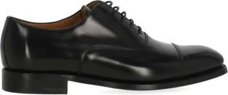Berwick 1707 Schoenen, Heren, Zwart, 43 1/2 EU, Leer, 1707 Glad Leren Veterschoen