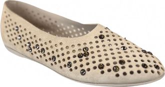 Pedro Garcia Womens Ariane Ballet Flats In Plume Castoro