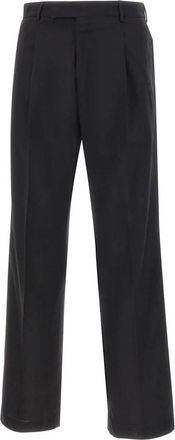 Pantaloni Torino Quindici Broek - Heren - Straight fit broeken - Zwart - M - Wol - Broeken