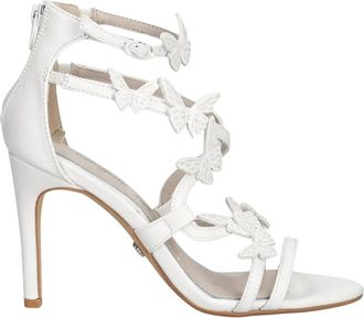 Buffalo Schoenen, Dames, Wit, 42 EU, Leer, Yana Butterfly Sandalen