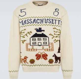 Bode Homestead Sampler wool sweater