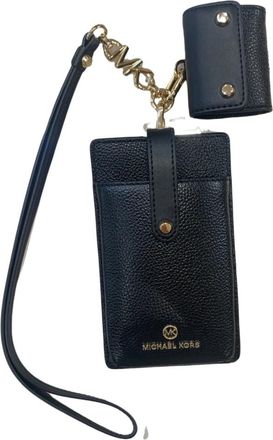 Michael Kors Portemonnee/kaarthouder - Heren - Portefeuilles - Zwart - ONE Size - Accessoires
