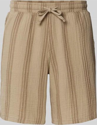 Jack & Jones Jack & Jones Regular Fit Shorts mit elastischem Bund Modell JAIDEN in Beige, Gr&ouml;&szlig;e S