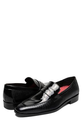 Stacy Adams Ravito Penny Loafer in Black at Nordstrom, Size 10.5