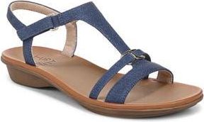 Naturalizer Sofia Sandal in Navy Faux Canvas at Nordstrom Rack, Size 8.5