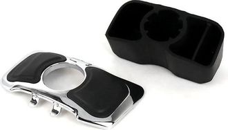 OEM Kit De Accesorios Para Motocicleta: Bandeja Para Guantera Para Gold Wing Gl1800 Gl 1800 Goldwing F6b 2012-2017, Negro Y Plateado