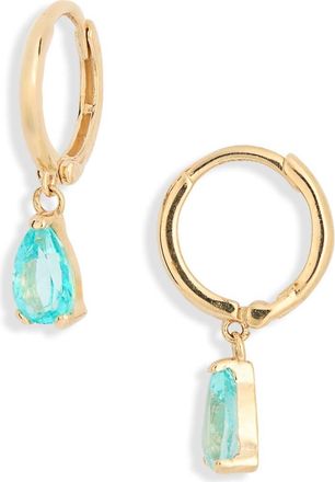 Bony Levy BLC 14K Gold Semiprecious Stone Drop Earrings in 14Ky Aqua at Nordstrom Rack