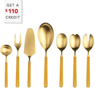 Mepra 7Pc Fantasia Ice Serving Set With $110 Credit