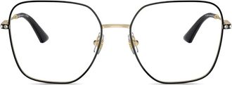 Jimmy Choo Eyewear crystal-embellished glasses - Black