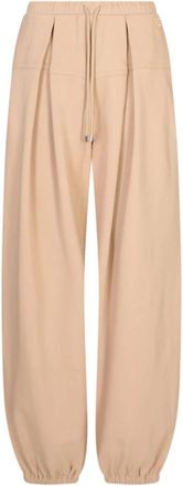Sportmax Candore Joggers - Dames - Sweatpants - Bruin - M - Katoen - Broeken