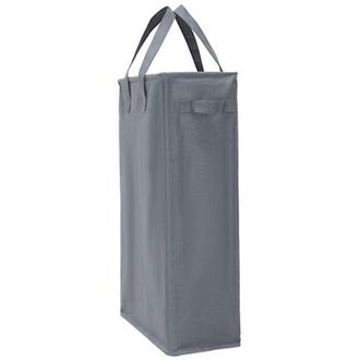 OEM Cesto De Ropa De 45 Litros Con Asas (gris Oscuro), Plegable, Estrecho, Rectangular, De Tela Oxford, Para La Ropa Sucia, Bolsa De Almacenamiento Para E