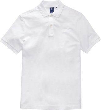 G-Star Moderne Slim Fit Polo Shirt - Heren - Polos - Wit - S - Tops