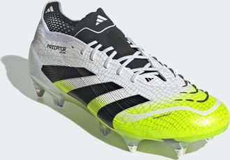 adidas adidas Performance Unisex Predator Elite Soft Ground Boots - White/Multicolour - Size UK 11.5