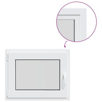 vidaXL Ventana De S&oacute;tano Risor 50 X 55 Cm Pvc Y Vidrio Vidaxl