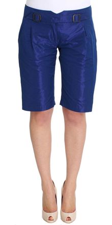 Ermanno Scervino Blue Above Knees Bermuda Womens Shorts