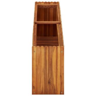 Berkfield Home Garden Raised Bed 150x30x50 cm Solid Acacia Wood in Brown | Size: 150 x 30 x 50 cm