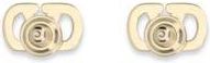 Valentino Garavani Womens Gold Brass Earrings