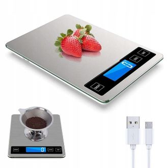 OEM Balanza De Cocina Electr&oacute;nica Impermeable De Alta Precisi&oacute;n De 15 Kg/1 G Con Conexi&oacute;n Usb