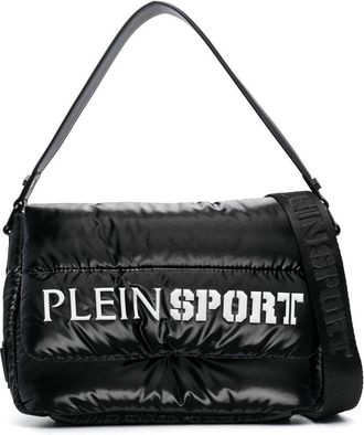 Plein Sport logo-print tote bag - women - Polyester/Polyurethane - OS - Black