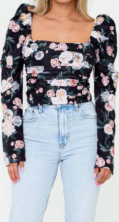BuddyLove Dutchess Top In Sleeping Garden