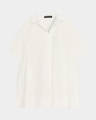 Shan Lili Embroidered Sun Dress Coverup