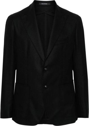 Tagliatore Blazer Monopetto - Heren - Blazers - Zwart - M - Wol - Jassen