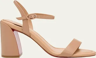 Christian Louboutin 85mm Miss Jane Leather Sandals