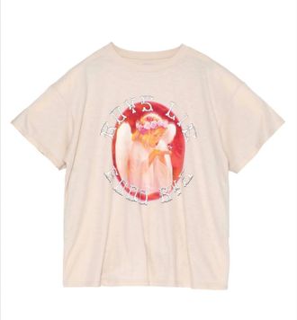 Boys Lie Womens Goodbye Again Boyfriend Tee In Peach