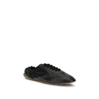 Saint Laurent Mens Black Calf Leather Bos Taurus Athletic Sneakers