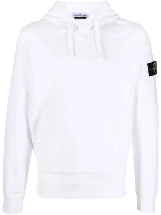 Stone Island katoenfleece hoodie