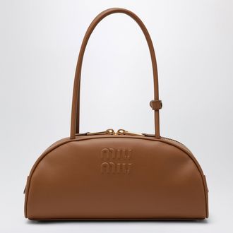 Miu Miu Medium Beau bag in Cognac leather