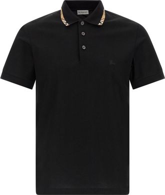 Burberry Black Eddie Polo Shirt