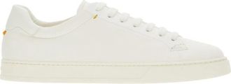 Doucal's Sneaker - Heren - Sneakers - Wit - 41 EU - Leer - Schoenen