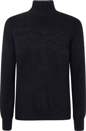Ermenegildo Zegna Pure Wool Pearl Stitch High Neck