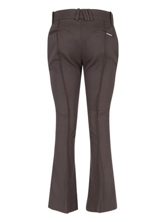 The Attico Womens Trousers Brown Virgin Wool