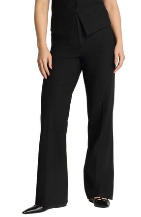 Spanx SPANXsupersmooth WellSuited 360 High Waist Wide Leg Pants in Classic Black at Nordstrom, Size 2X